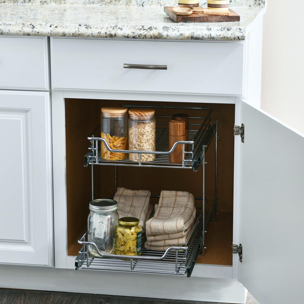 Steel Pull-Out Storage Organizer