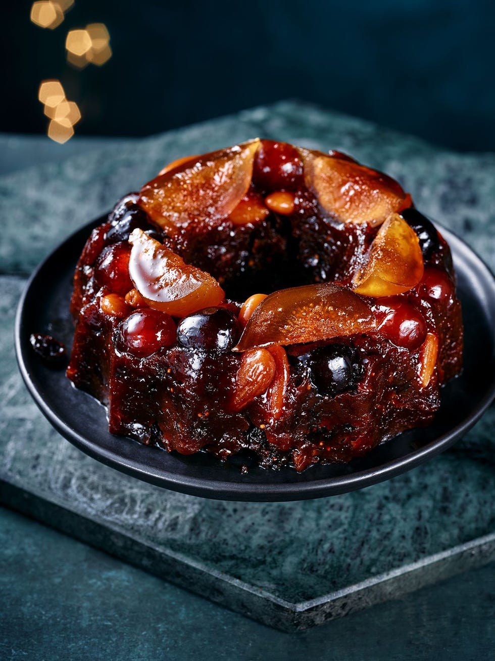 Exceptional by ASDA Jewelled Christmas Pudding Wreath 500g