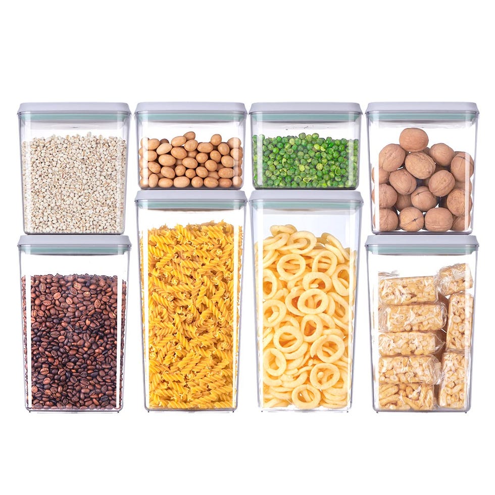 8-Piece Set of Pop Airtight Food Storage Containers with Lids
