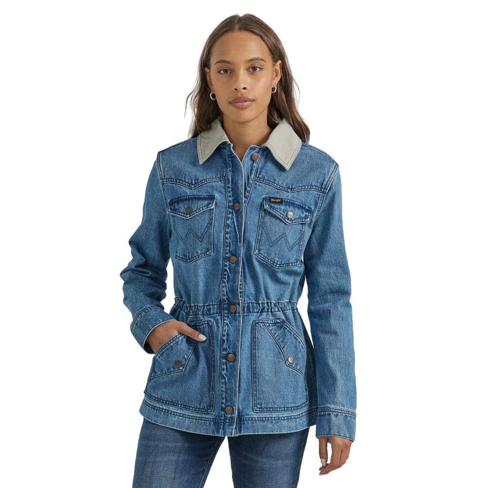 Retro Denim Barn Coat 