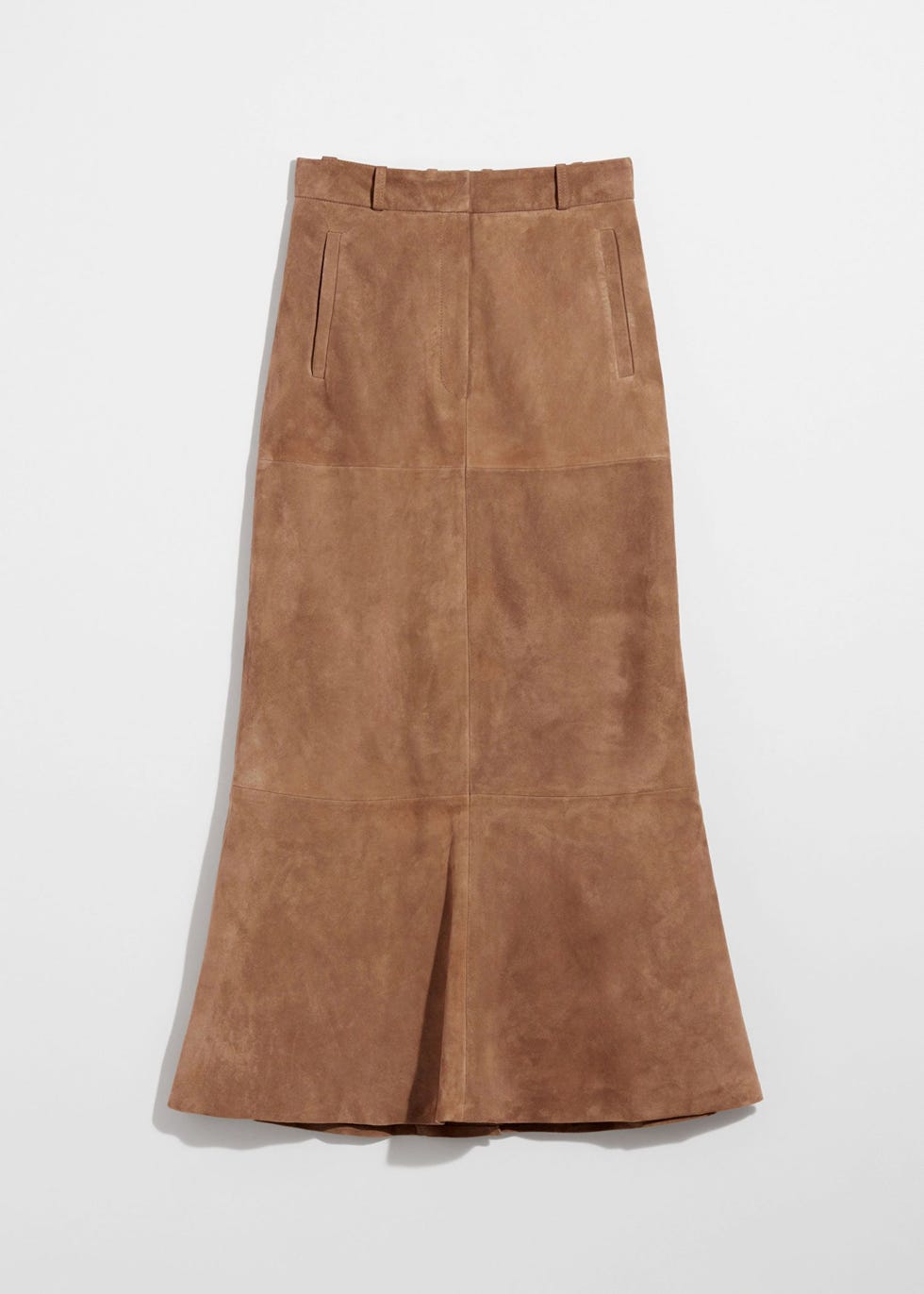 Suede Maxi Skirt