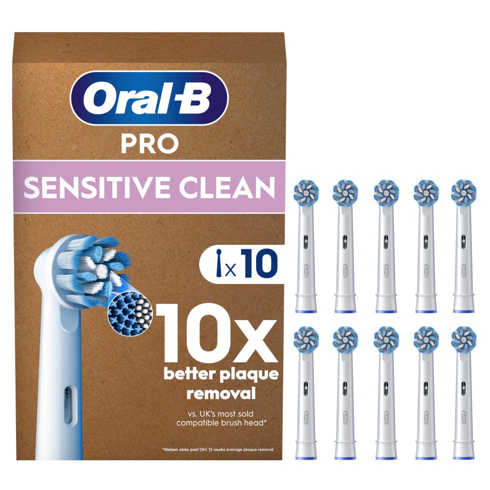 Pro Sensitive Clean Electric Toothbrush Heads x 10