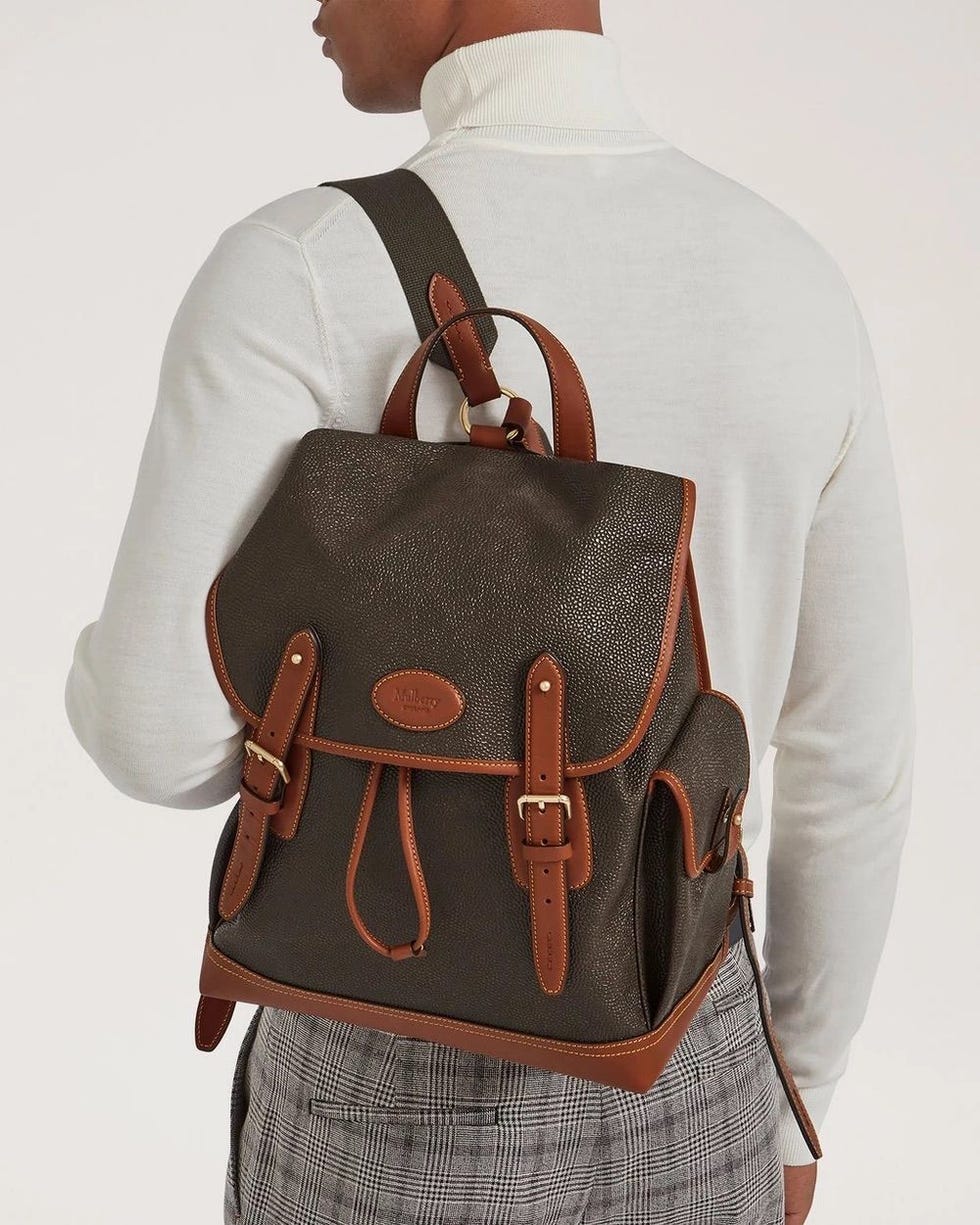Heritage Backpack Mole & Cognac Eco Scotchgrain