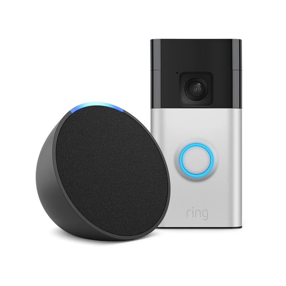 Ring Battery Video Doorbell & Echo Pop