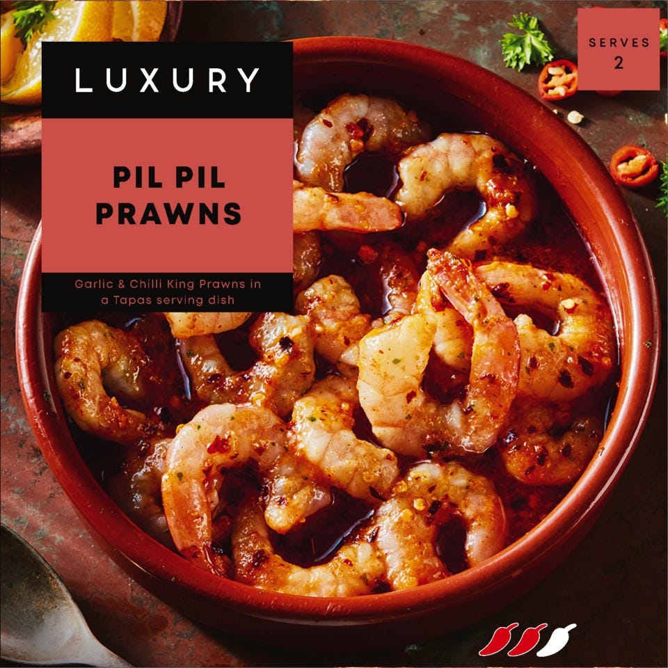 Luxury Pil Pil Prawns 195g