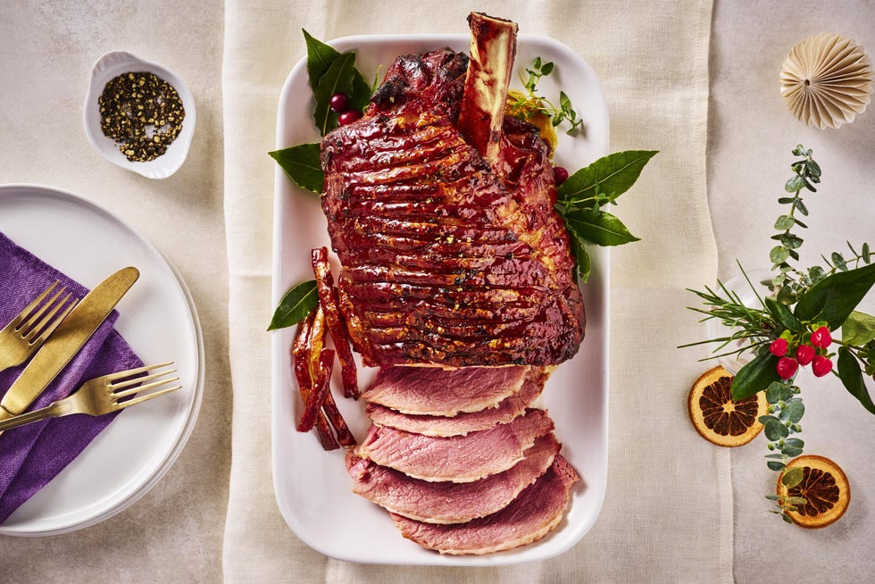 Taste the Difference Bone in Crackling Gammon with a Festive Spiced Glaze 2.4kg