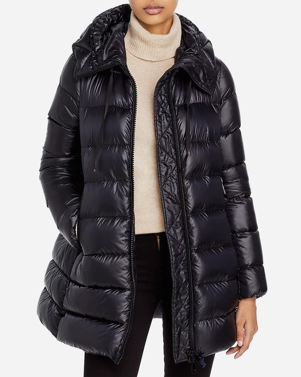 Suyen Down Quilted Nylon Hooded Parka