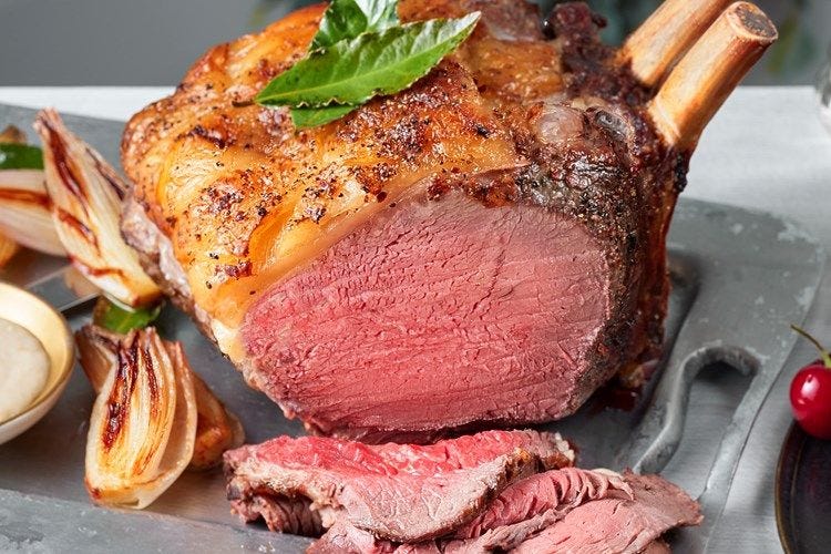 Finest Slow Cooked 3 Bone-in Beef Short Rib with Bone Marrow, Red Wine and Roast Garlic Gravy