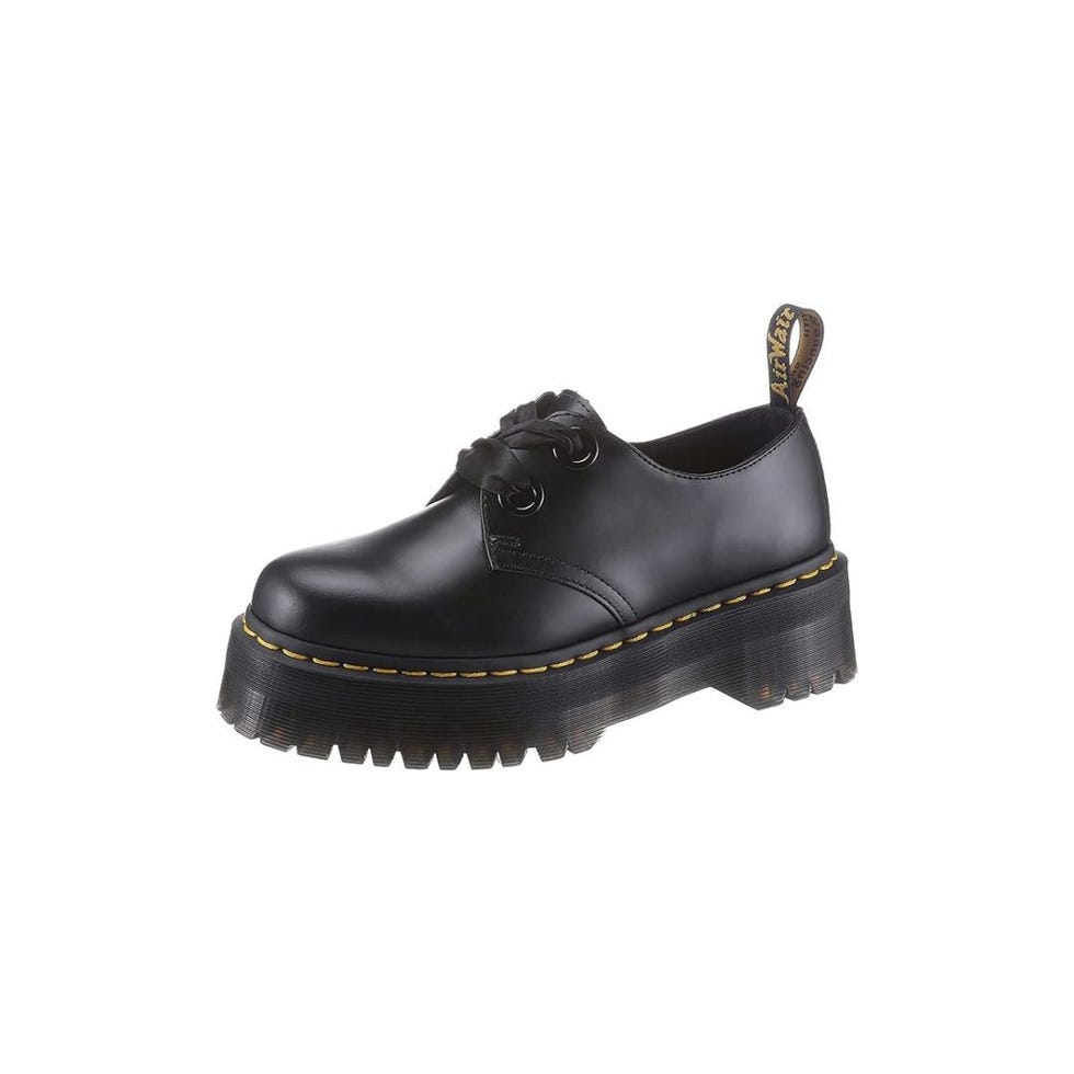 Dr. Martens Women's Holly Loafer Flat, Black Buttero, 7