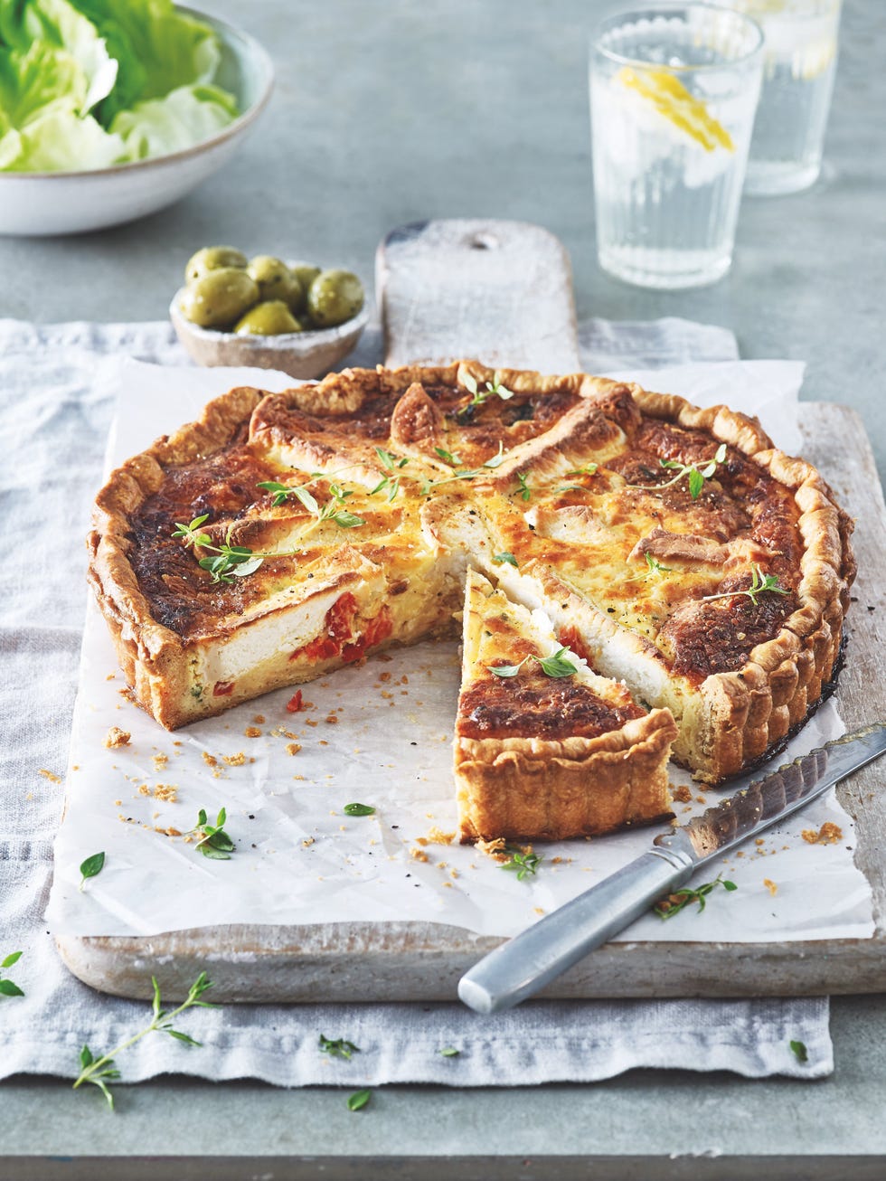 Roasted Pepper and Goat’s Cheese Quiche 1.25kg