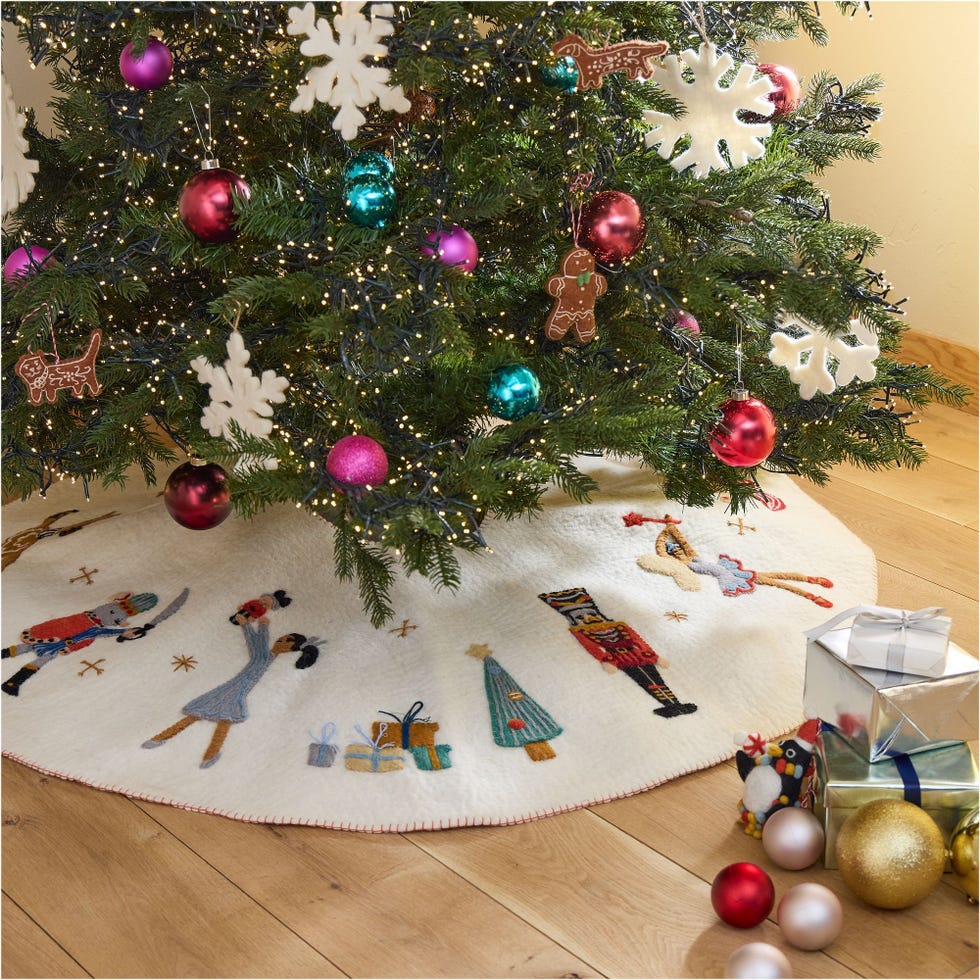 Felt Nutcracker Christmas Tree Skirt