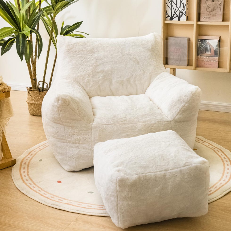 Bean Bag Chair with Ottoman