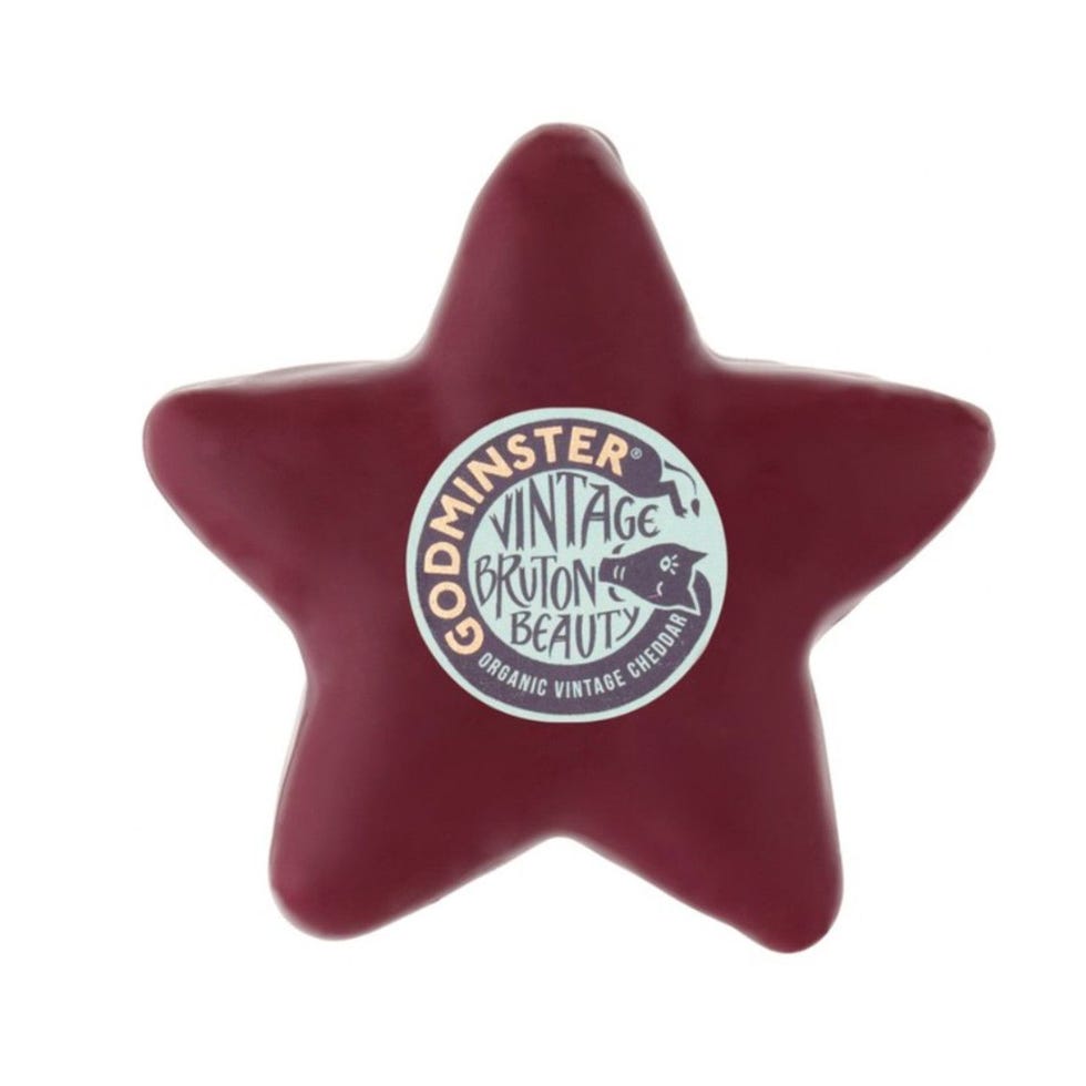 British Star-Shaped Vintage Organic Cheddar 200g