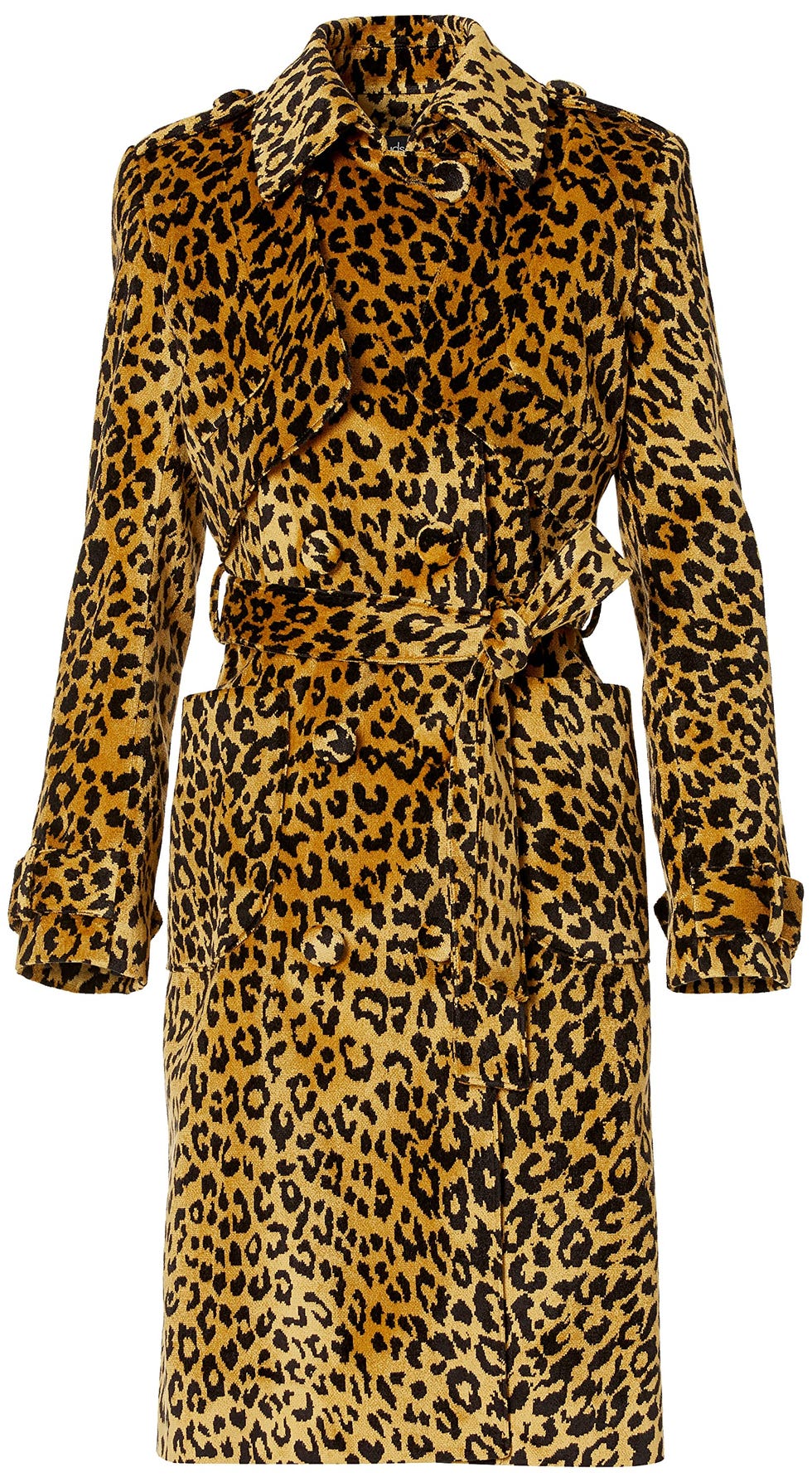 Leopard Trench Coat