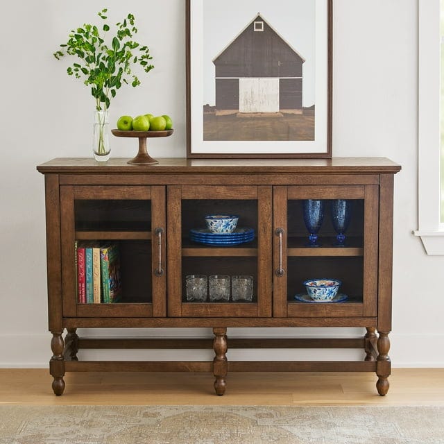 The Pioneer Woman Harper Buffet Cabinet in Homestead Brown