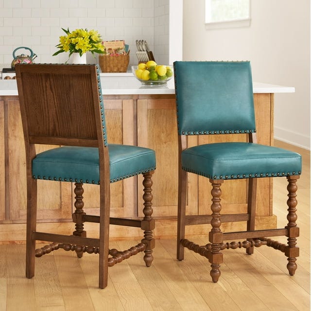 The Pioneer Woman Harper Faux Leather Counter-Height Stools