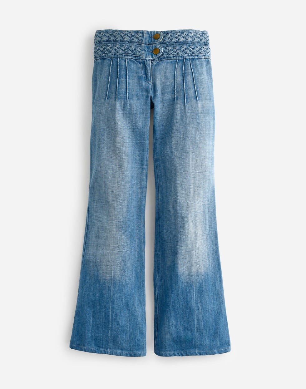 Phoebe Philo for Chloé 2004 Preowned Braided Flare Jeans