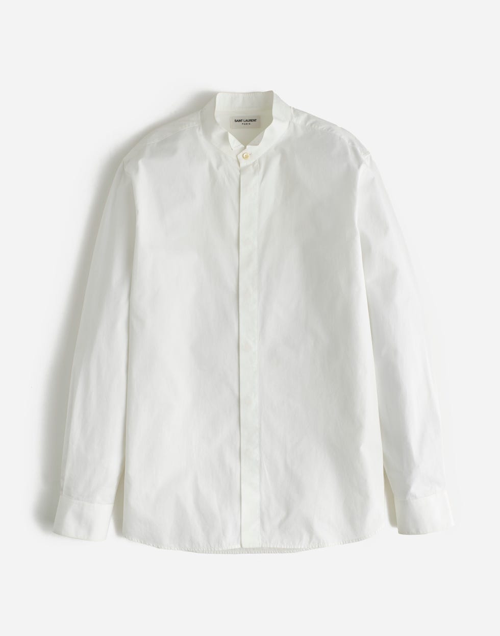 Saint Laurent 2018 Wingtip Collar Preowned Cotton Shirt