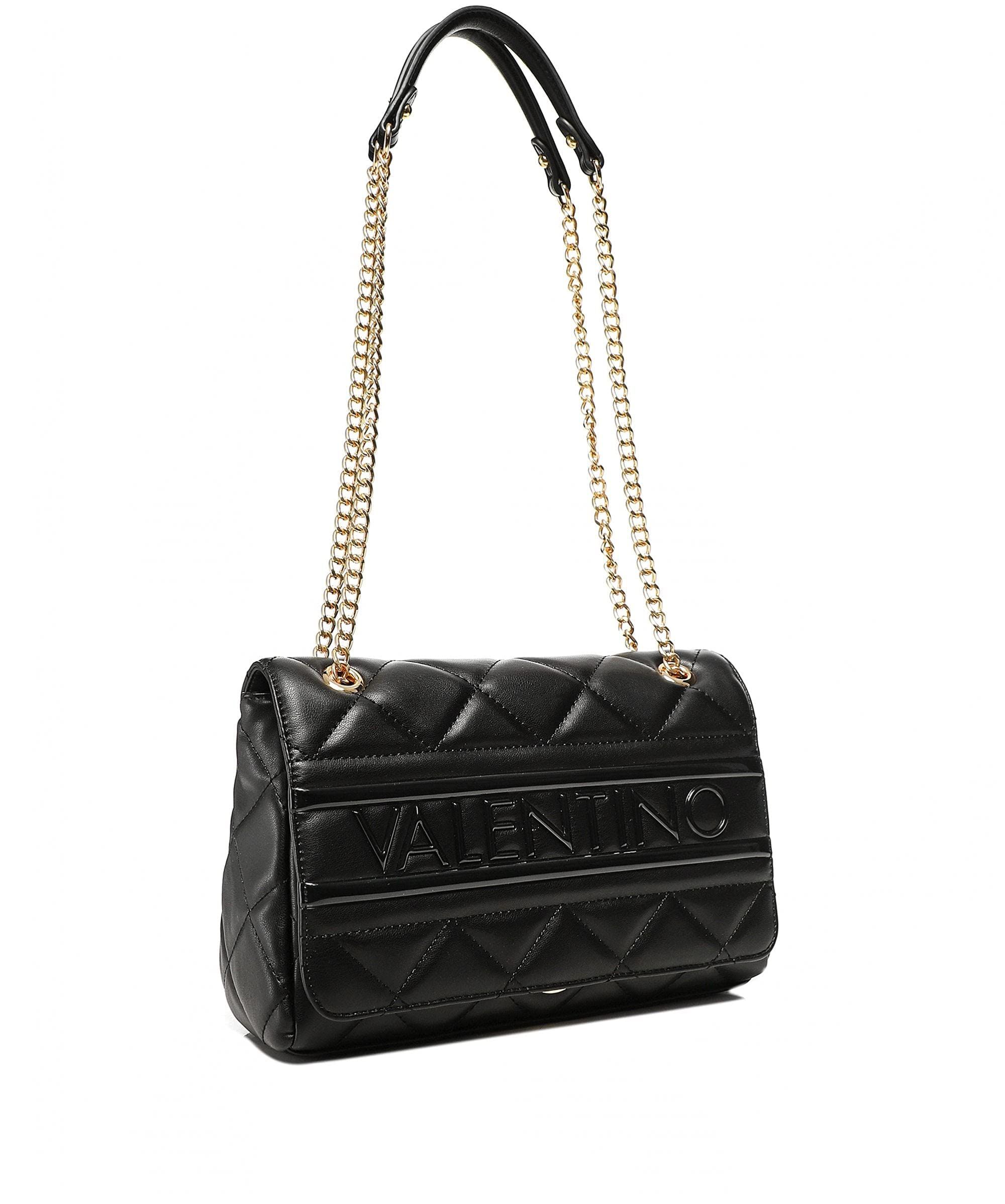 Bolso valentino fashion negro acolchado