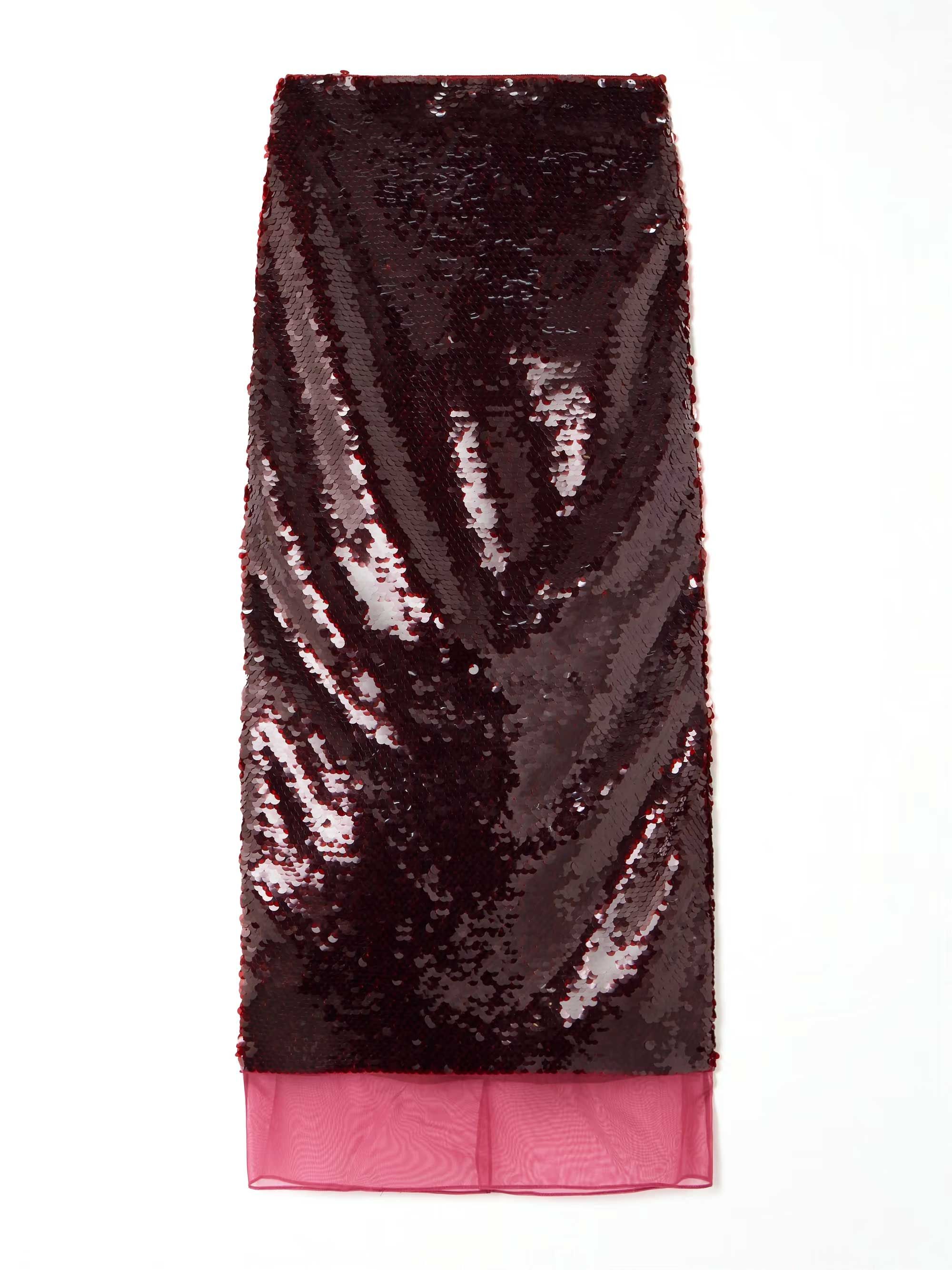 Emilia sequin jersey midi skirt best sale