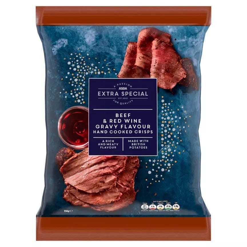 Extra Special Beef & Red Wine Gravy Flavour Hand Cooked Crisps 150g