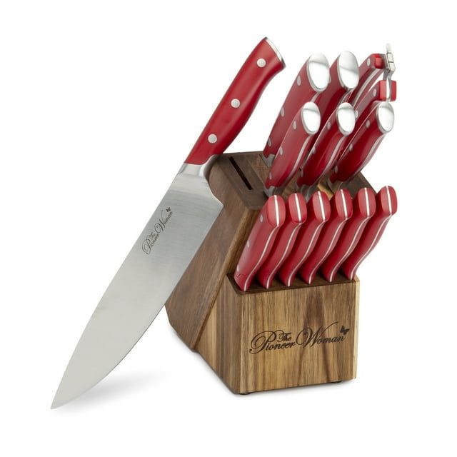 Pioneer fashion woman knife block set