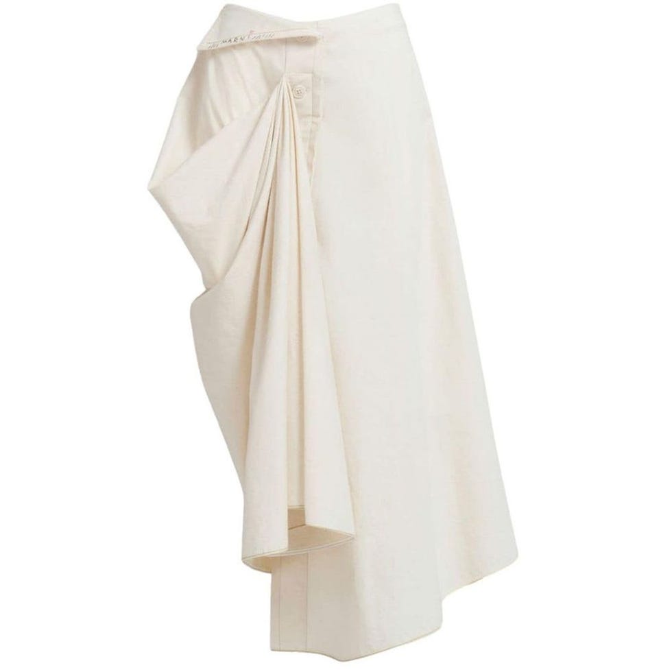 Asymmetric Draped Skirt