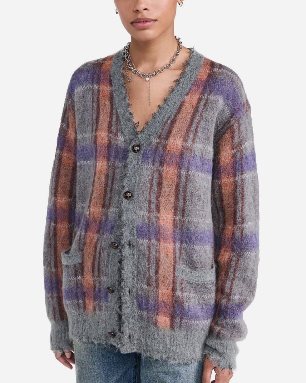 Mohair Boyfriend Cardigan