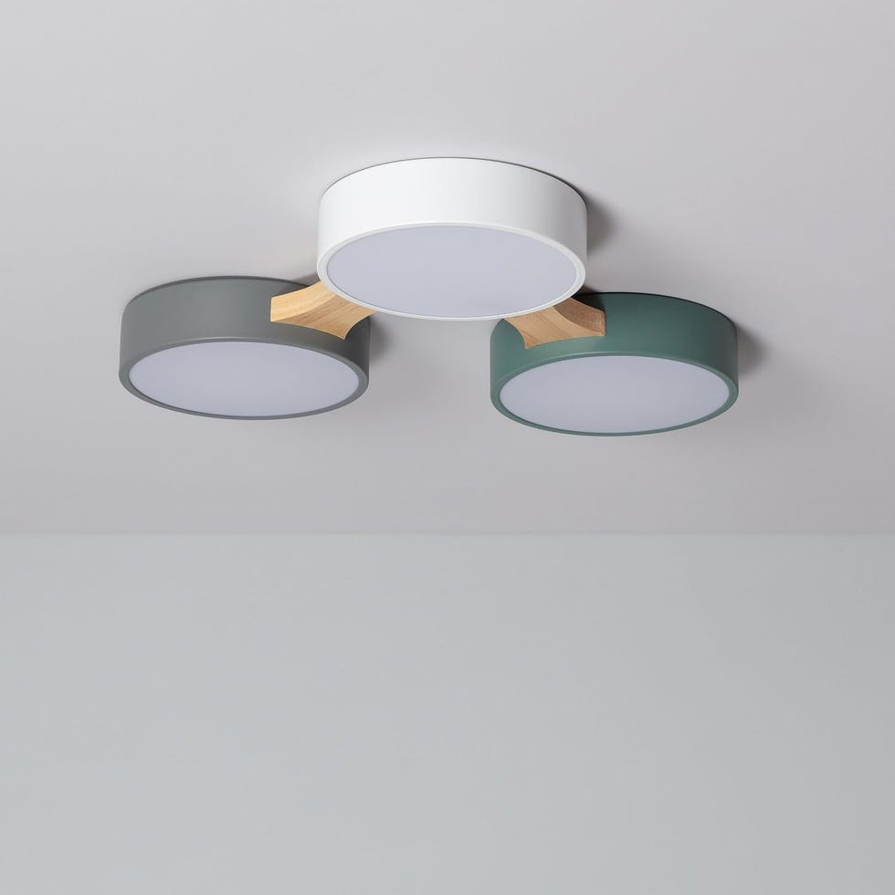 Plafón LED triple