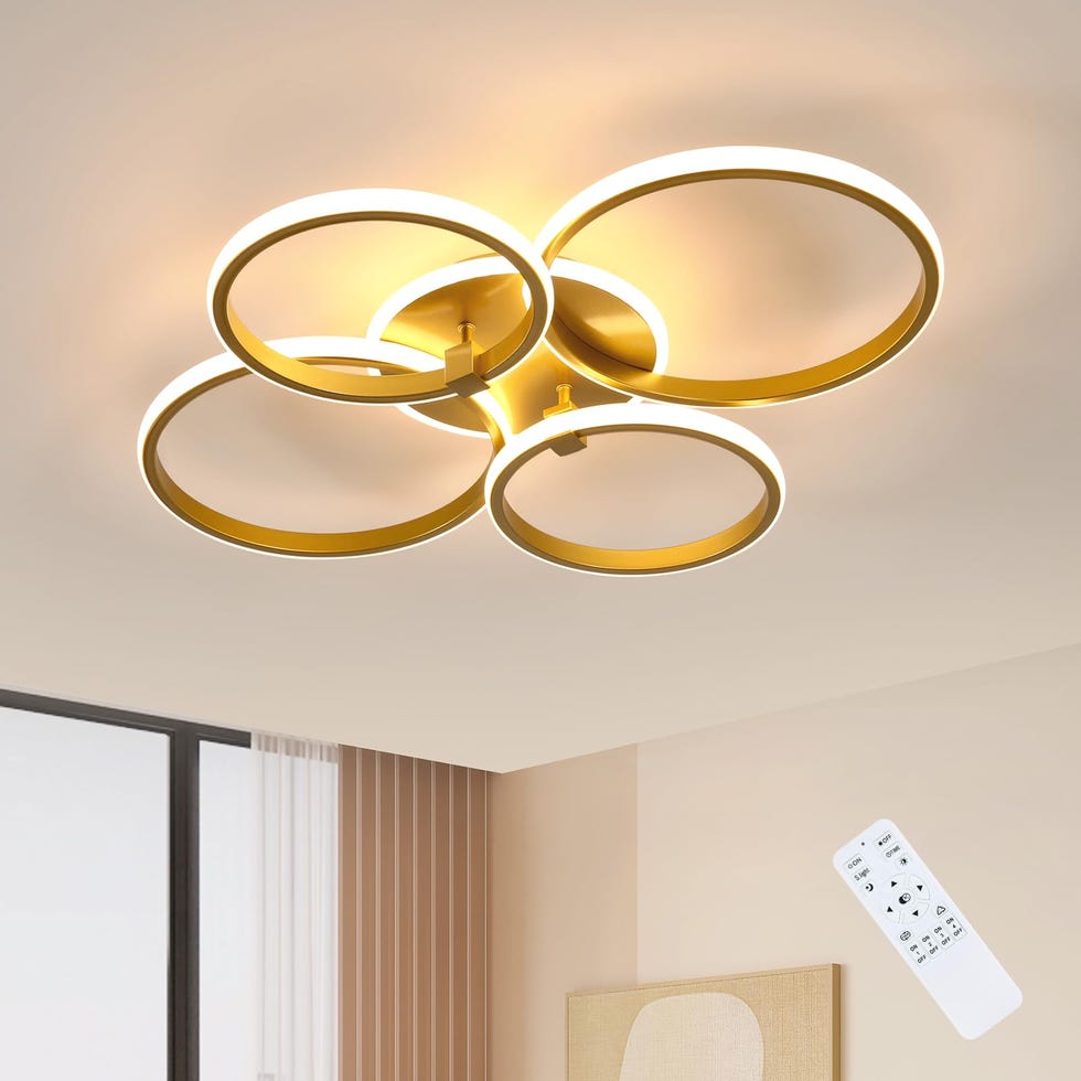Plafón decorativo de aros