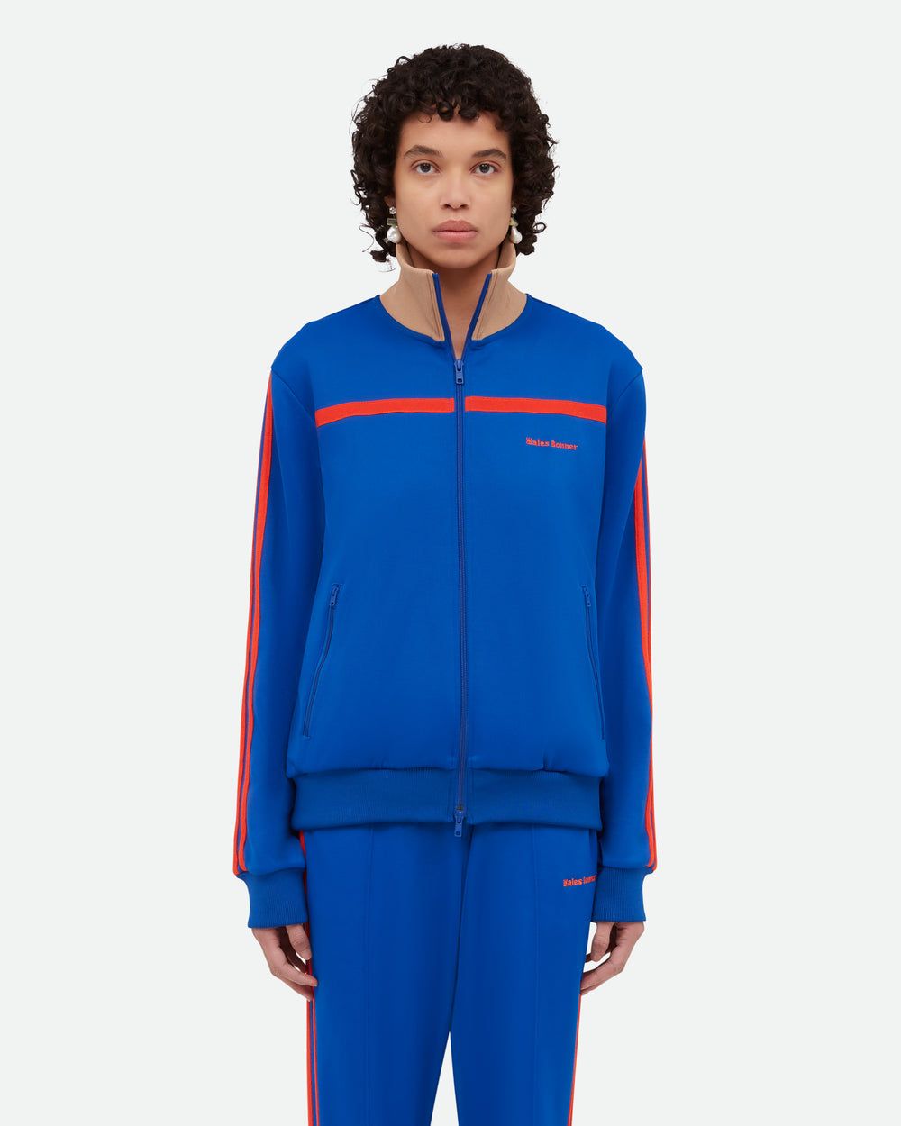 Blue tracksuit top on sale