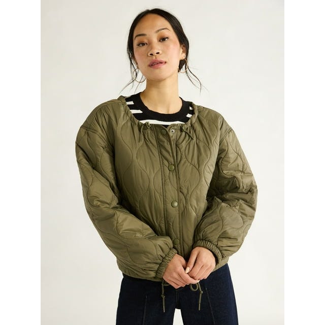 Quilted Parachute Jacket