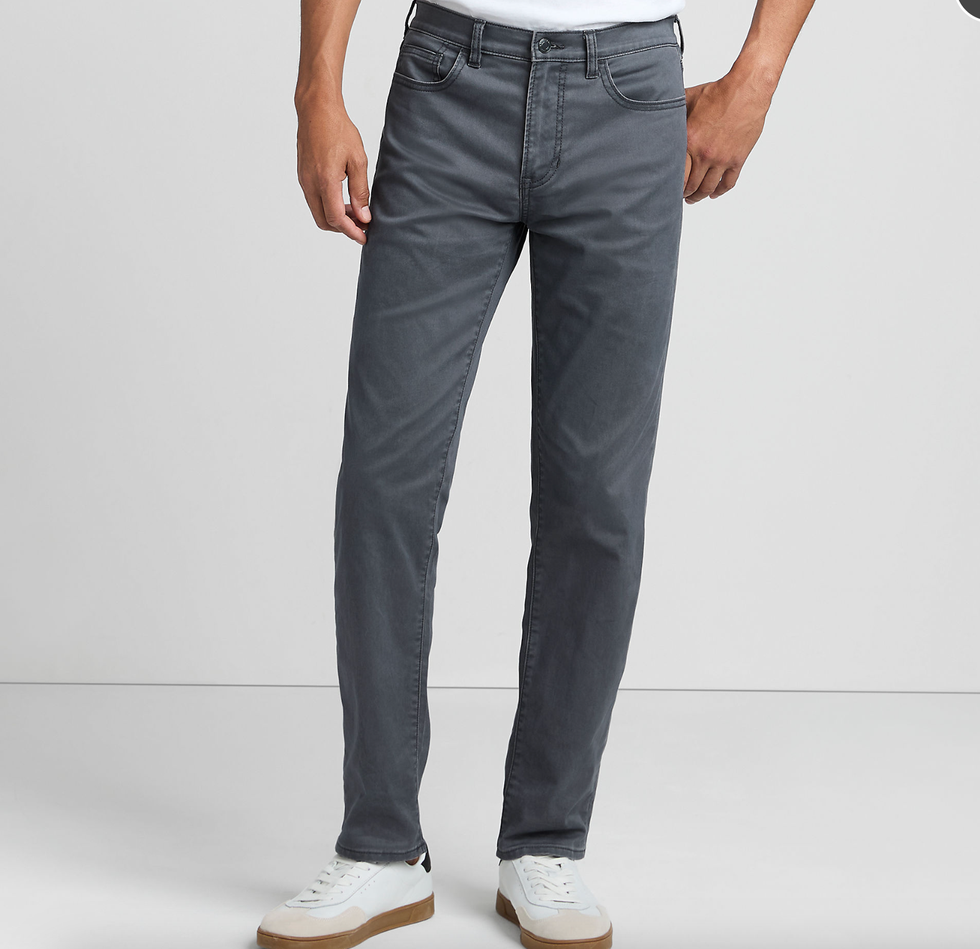 Men's Straight Fit Travel Kit 5 Pocket Pants