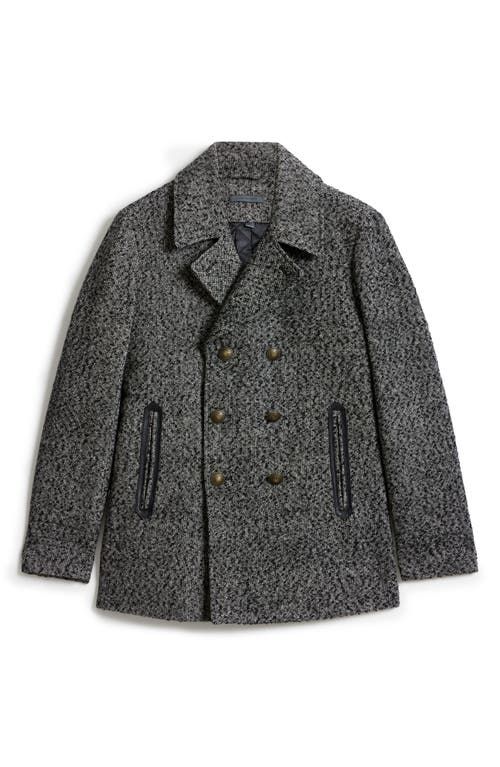 J crew gray button down long line wool cashmere blend pea online coat