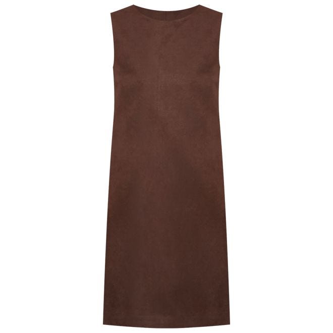 Chocolate Faux Suede Billie Mini Dress