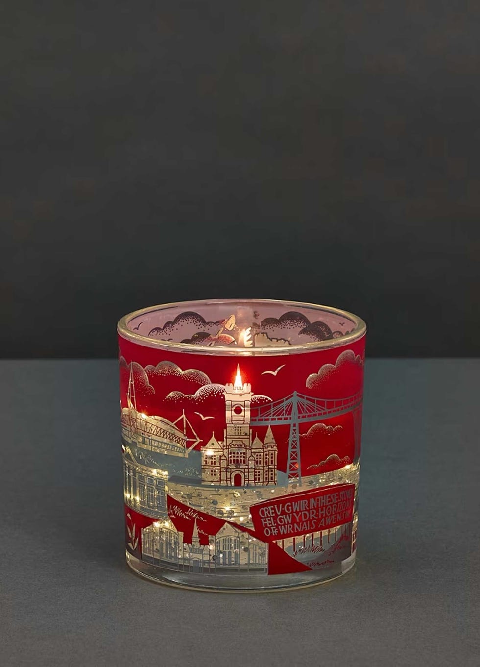 Wales Light Up Scented Candle