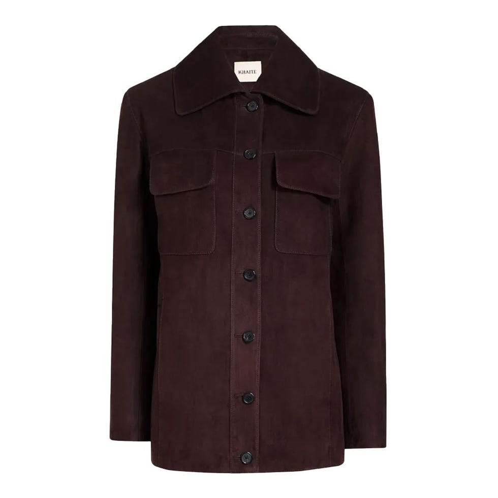 Iana button-down suede jacket