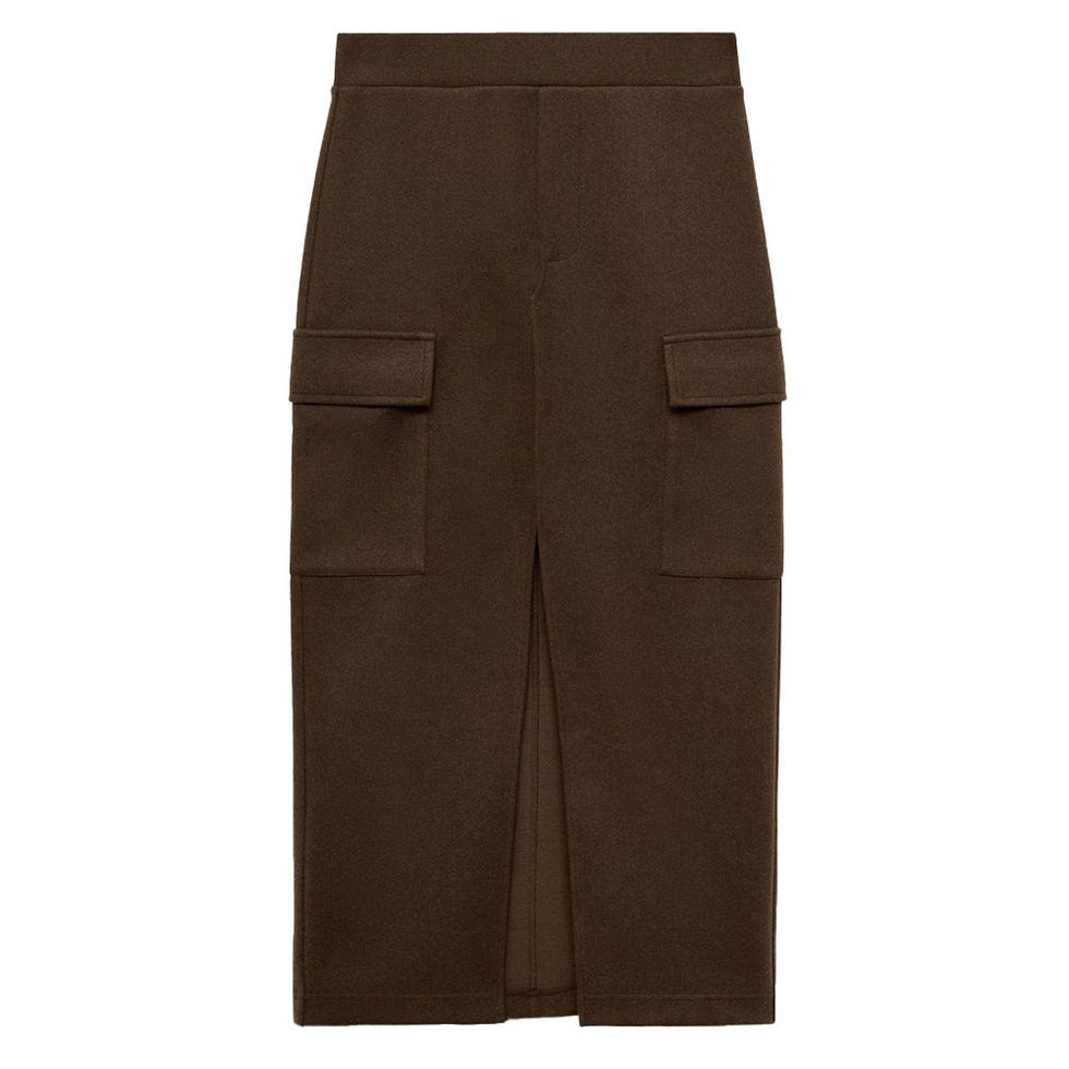 Cargo skirt with slit