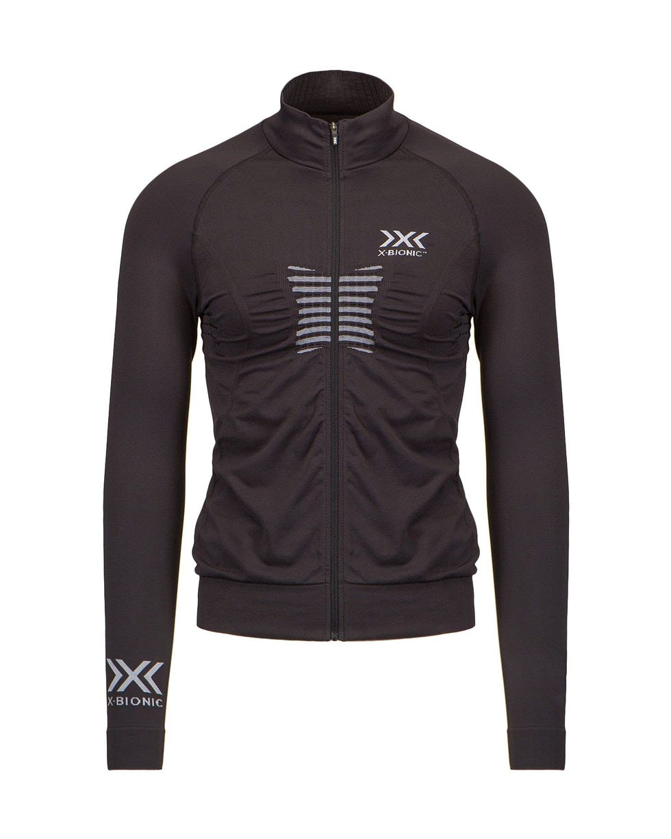 X-Bionic Racoon 4.0 Transmission Layer, Giacca Unisex – Adulto, Charcoal/Arctic White, L