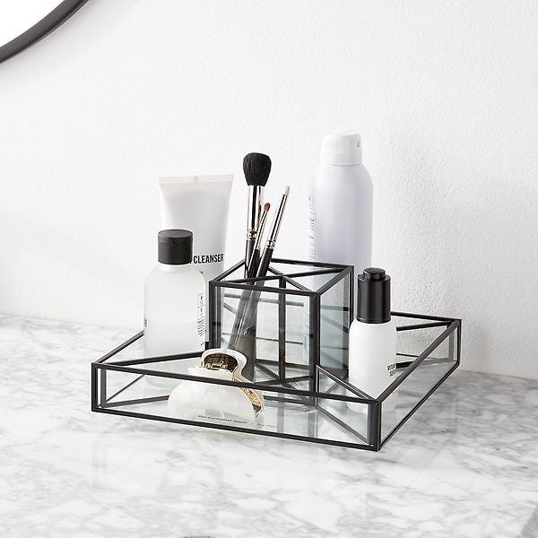 Rotating Serenity Countertop Glass Organizer