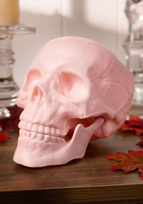 Pink pastel skull Halloween decoration