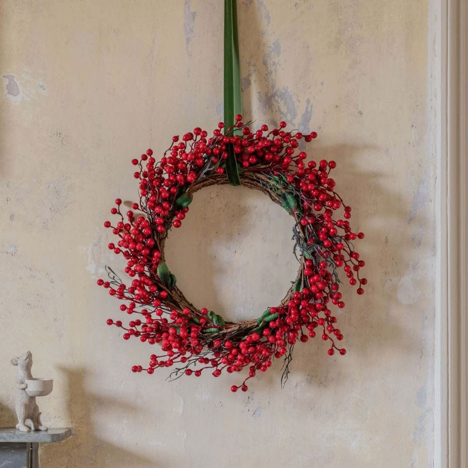 Red Berry Christmas Wreath