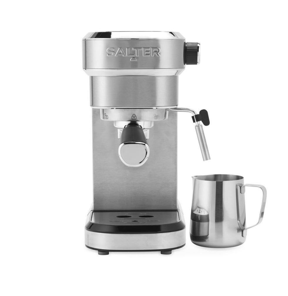 Stainless Steel Espresso Machine With Milk Frother