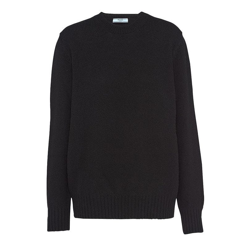Cashmere Wool Crewneck Sweater