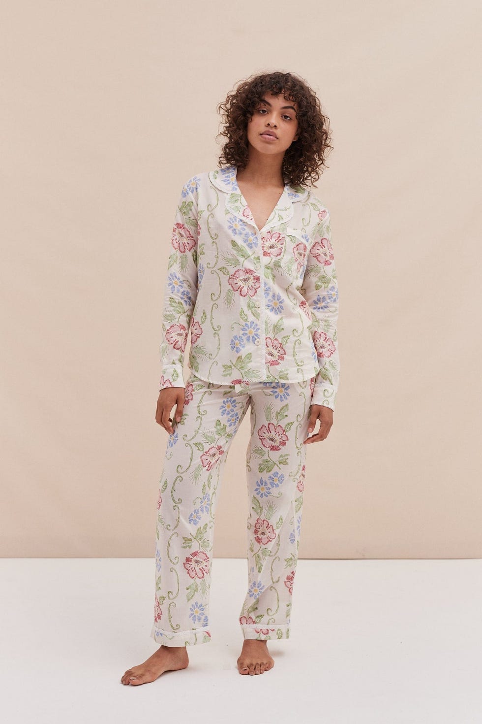 Dorothea Cream Pyjamas