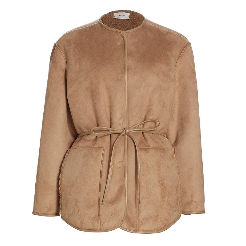 Women’s Sinclair Vegan Suede Belted Jacket