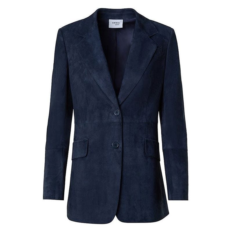 Women’s Suede Single-Breasted Jacket