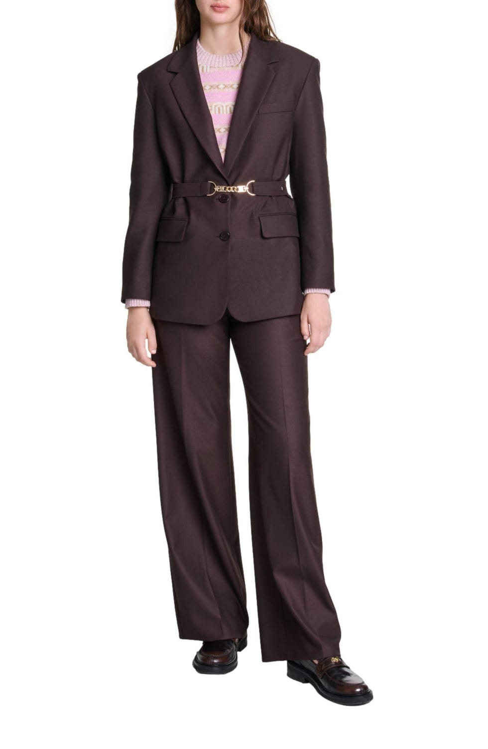 Belted Suit Jacket  