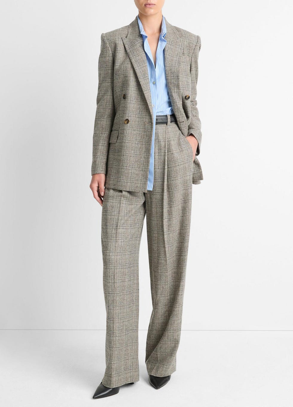 Wool Double-Breasted Blazer