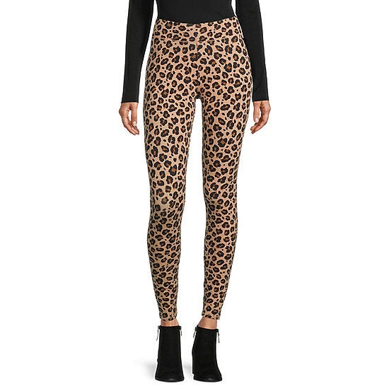 High-rise leopard print leggings